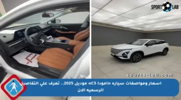 اسعار ومواصفات سيارة «أمودا C5» موديل 2025.. تعرف على التفاصيل الرسمية الآن